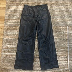 Veronica Beard Dova Leather Pant